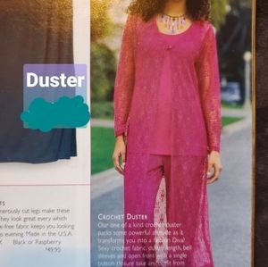 3-piece Duster, Skirt & Halter top, 2X wrinkle resistant, perfect travel wear